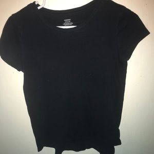 Black regular shirt